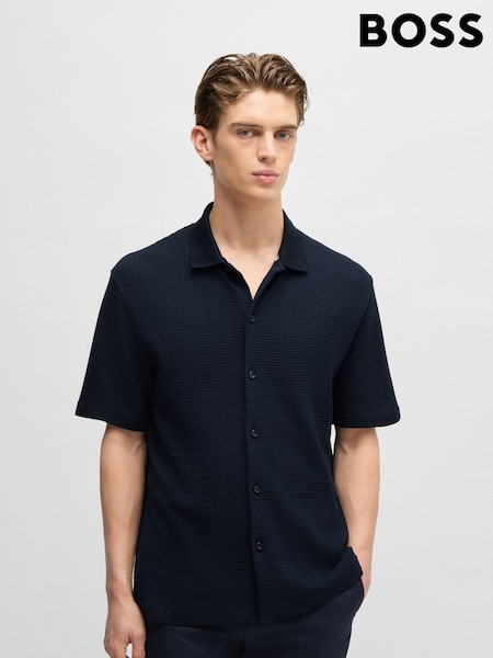 BOSS Blue Palladio Regular Fit Polo Shirt (F44076) | €120