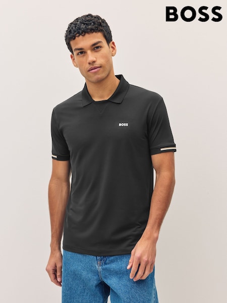 BOSS Black Golf Palle Revere Collar Regular-Fit Polo Shirt (F44109) | €131