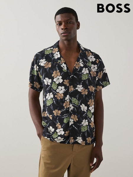 BOSS Black Printed Shirt (F44168) | R$ 980