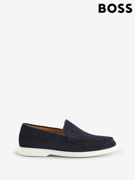 BOSS Blue Sienne Loafers (F44214) | SGD 464