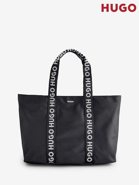 HUGO Black Bel Logo Handle Tote Bag (F44215) | €126