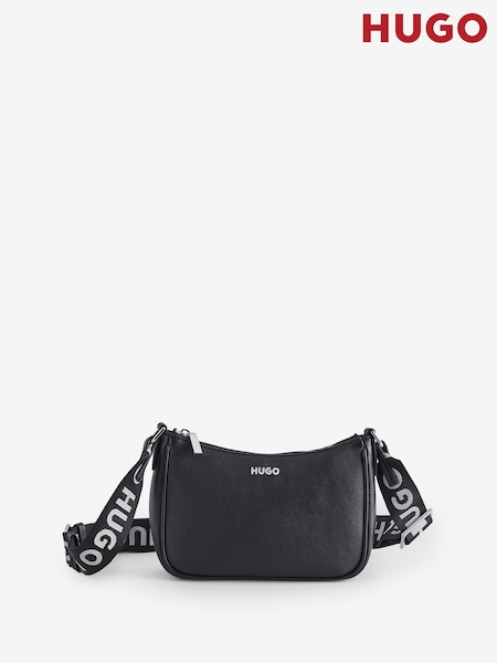 HUGO Black Belt Cross-Body Bag (F44216) | ₪498