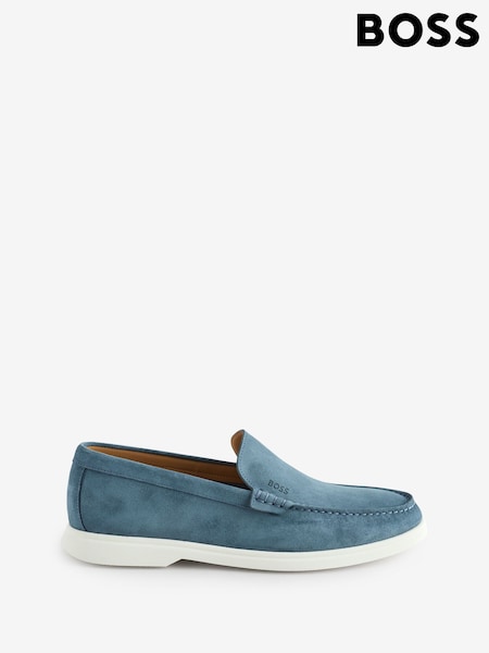 BOSS Blue Sienne Loafers (F44255) | SGD 464