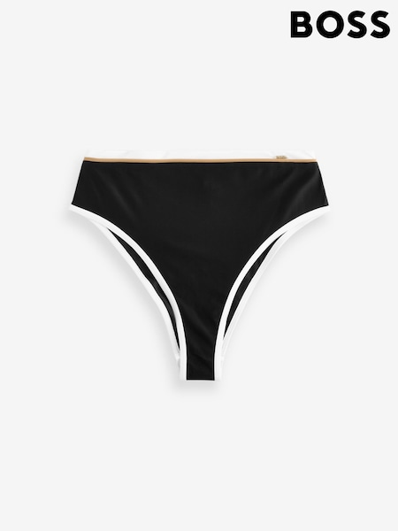 BOSS High Waisted Signature Stripe Bikini Bottoms (F44260) | €82