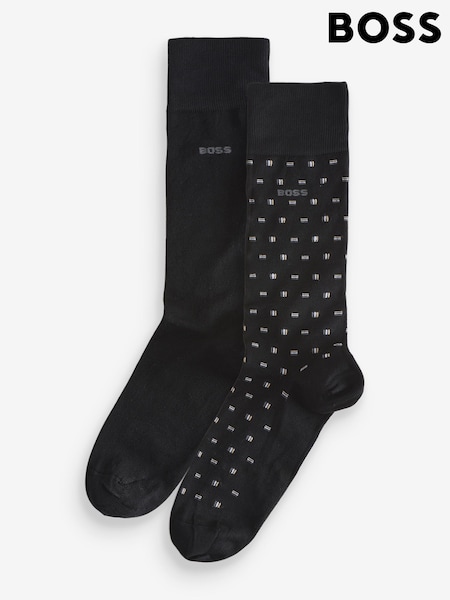 BOSS Black Logo Socks 2 Pack (F44263) | €26
