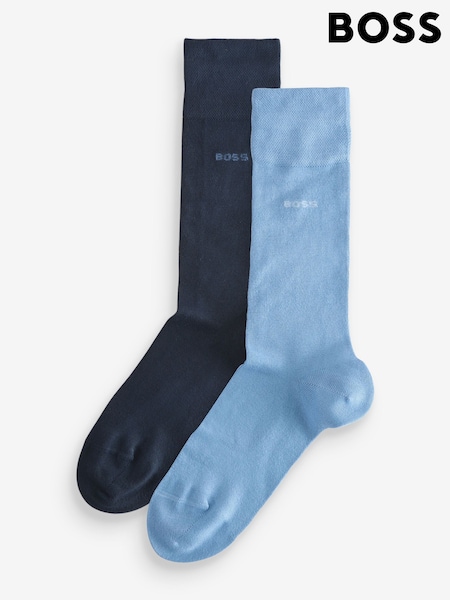 BOSS Blue Logo Socks 2 Pack (F44271) | €22.50