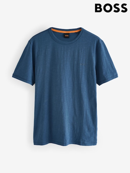 BOSS Dark Blue Regular Fit Logo T-Shirt (F44274) | €59