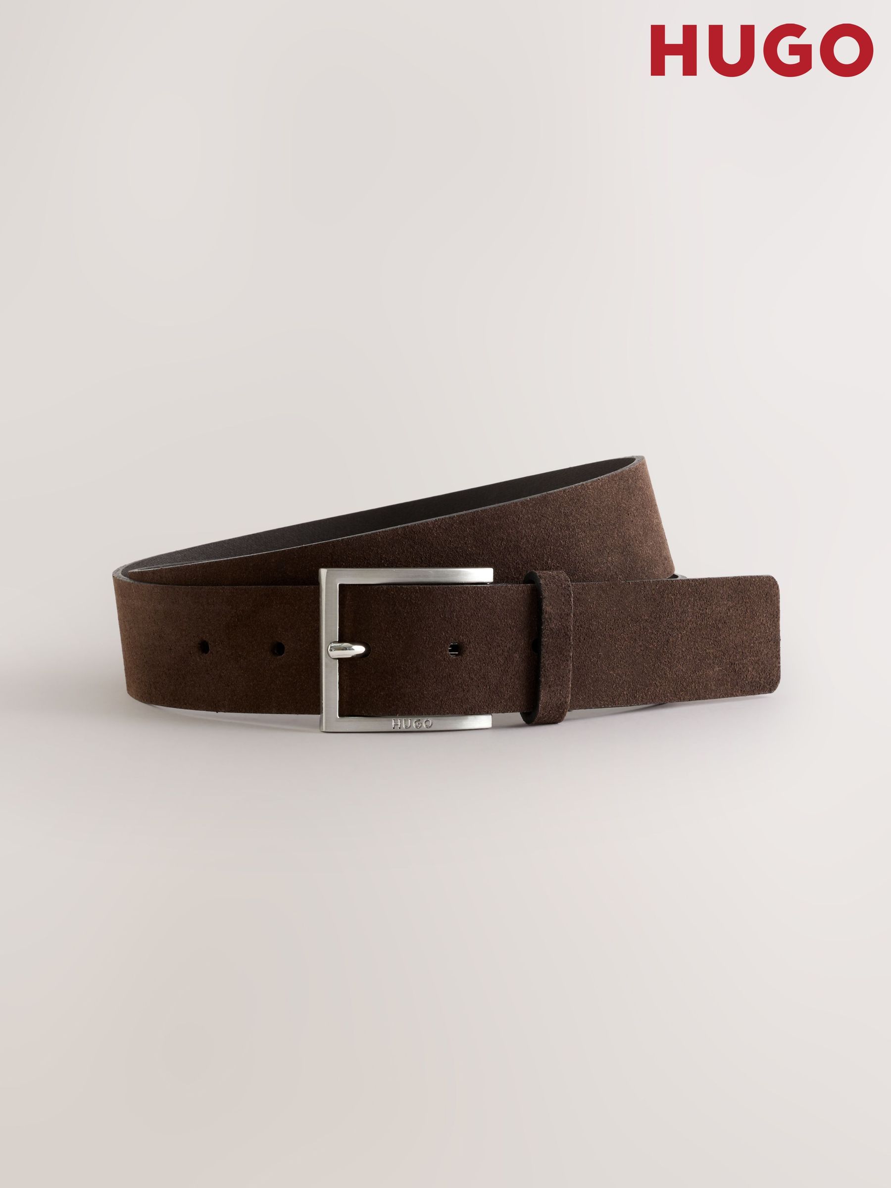 hugo boss brown belt sale