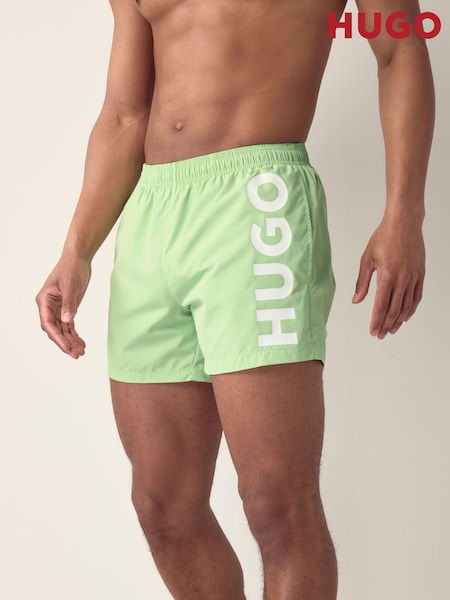 HUGO Green Logo Swim Shorts (F44313) | ₪297