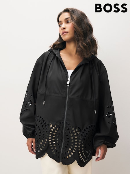BOSS Black Scalloped Rain Jacket (F44328) | ₪1,876