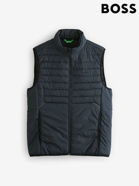 BOSS Blue Regular Fit Thor Water Repellent Gilet (F44364) | AED1,159