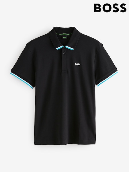 BOSS Black Regular-Fit Paddy Hidden Placket Polo Shirt (F44380) | €70