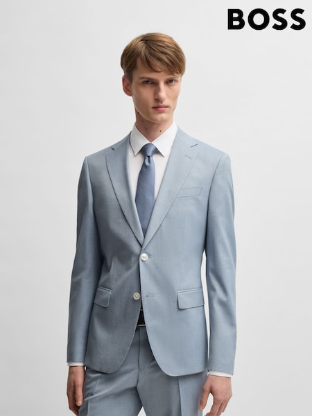 BOSS Blue Hutson Slim-Fit Tuxedo Jacket (F44437) | €462
