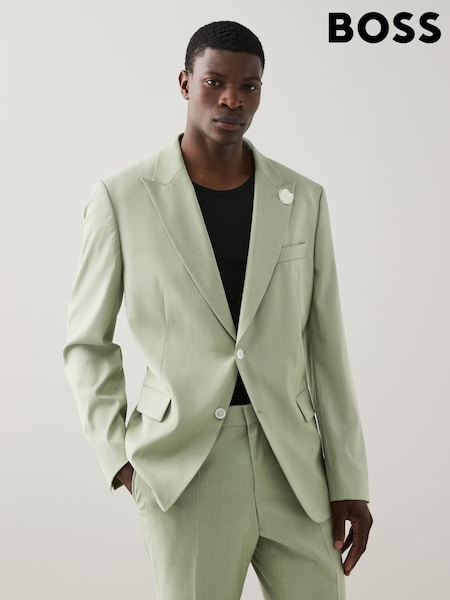 BOSS Green Hutson Slim-Fit Tuxedo Jacket (F44456) | €515