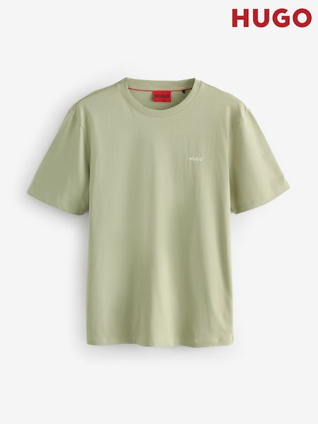 HUGO Green 100% Cotton Logo T-Shirt (F44473) | R$ 385