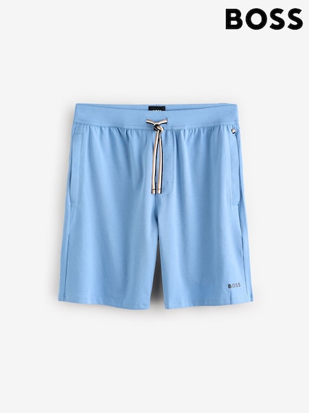 Синий - BOSS Unique Logo Shorts (F44478) | €65
