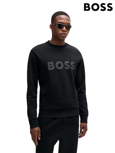 BOSS Black Regular-Fit Logo Sweatshirt (F44485) | R$ 1,275