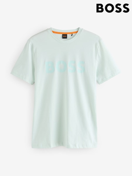 BOSS Blue Large Logo Graphic Print T-Shirt (F44507) | €41