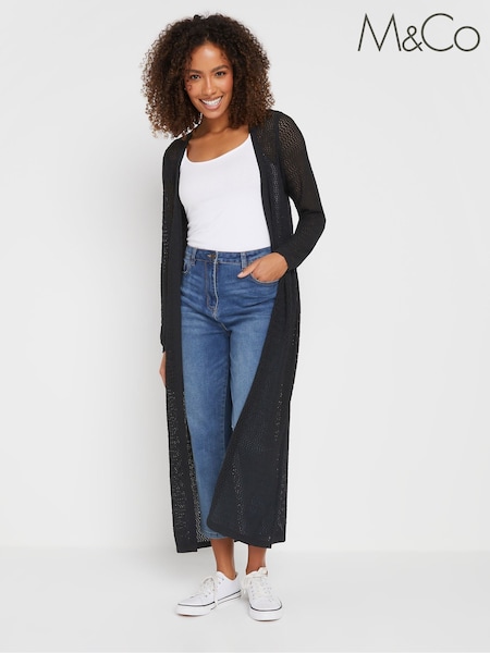 M&Co Longline Tape Cardigan (F44578) | € 51