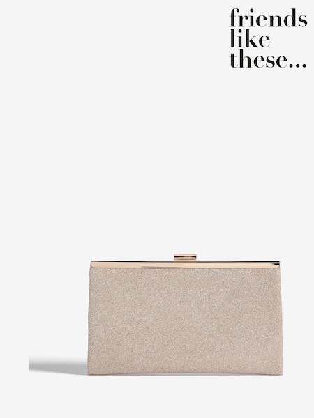 Gold - Friends Like These Ocassion Clutch Bag (F44771) | 28 €