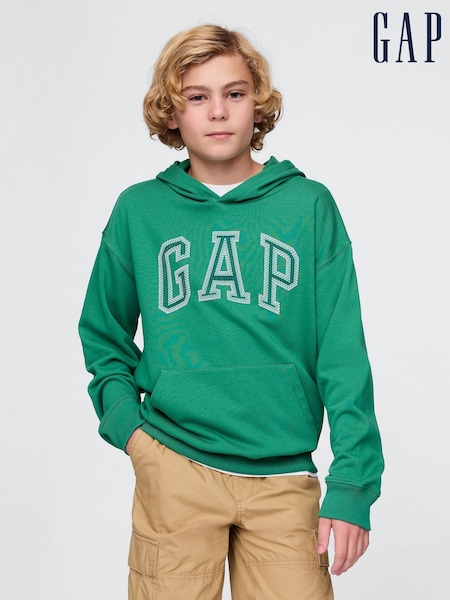 Gap Green Pullover Vintage Logo Hoodie (4-13yrs) (F44840) | €26