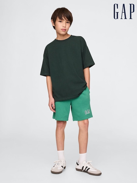 Grün - Gap Logo Pull On Fleece-Lined Shorts (4-13yrs) (F44849) | 22 €