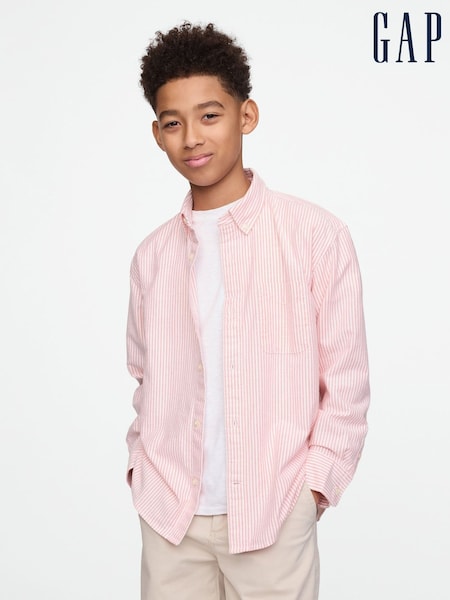 Gap Pink Relaxed Oxford Shirt (4-13yrs) (F44852) | €29