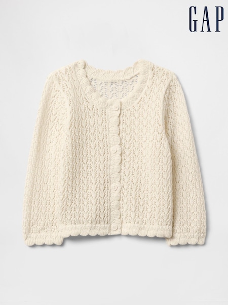 Gap 100% Cotton Crochet Knitted Cardigan (F44862) | 149 LEI