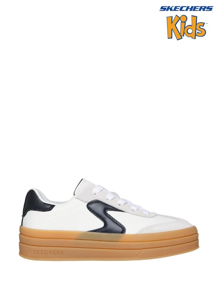 Skechers White Girls Zinger Lift Trainers (F44917) | €72