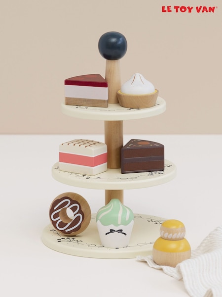 Le Toy Van Three Tier Patiserie Cake Stand (F44944) | €40