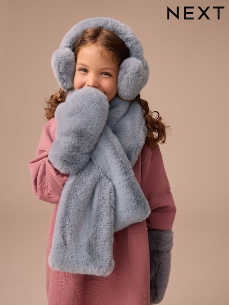 Grey Heart Ear Muff (F45012) | €12