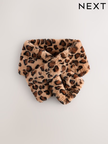 Animal Faux Fur Scarf (3-16yrs) (F45031) | €13 - €14