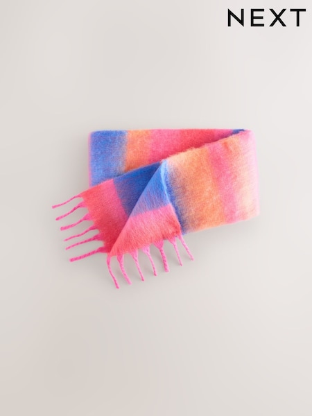 وردي فلوري - Brushed Scarf (3-16yrs) (F45032) | ‏40 ر.ق. - ‏45 ر.ق.