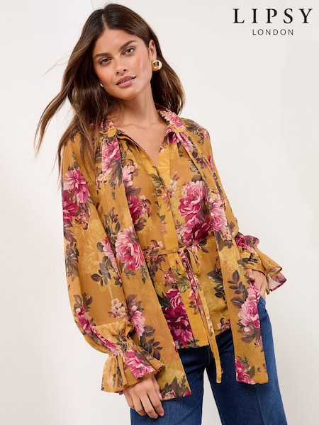 Lipsy Pussybow Blouse (F45097) | R$ 445