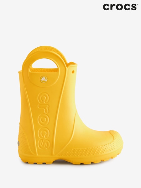 Crocs Yellow Kids Handle It Rain Boots (F45569) | €58