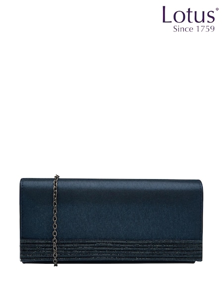 Blau - Lotus Clutch Bag With Chain (F45684) | 78 €