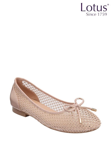 Телесный - Lotus Leather Casual Shoes (F45718) | €80