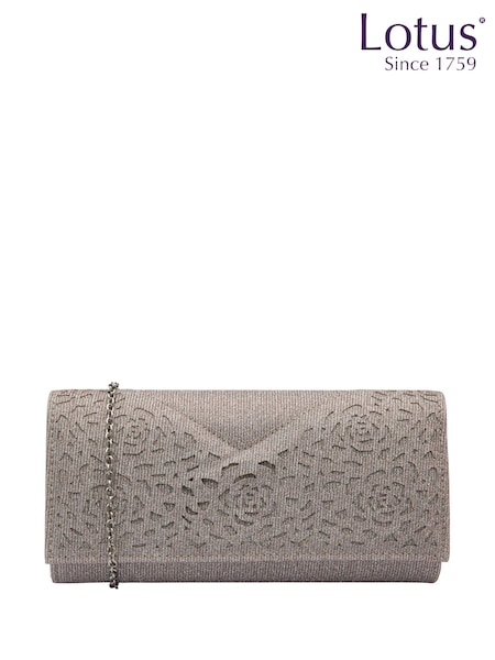 Pink - Lotus Clutch Bag with Chain (F45729) | 78 €