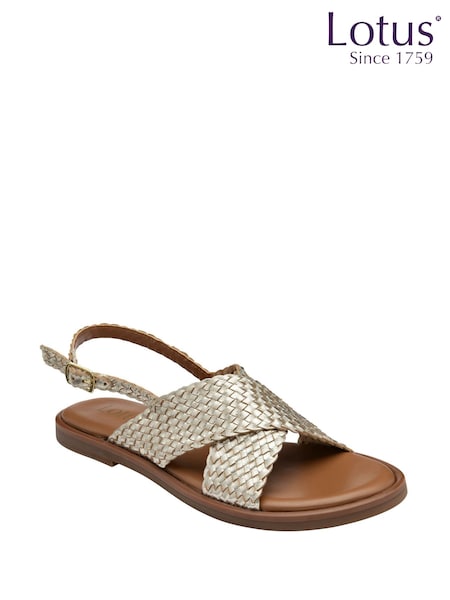 Aur - Sandale Lotus din piele (F45740) | 447 LEI