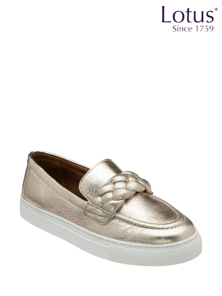 Kultainen/kullanvärinen - Lotus Leather Casual Shoes (F45772) | €87