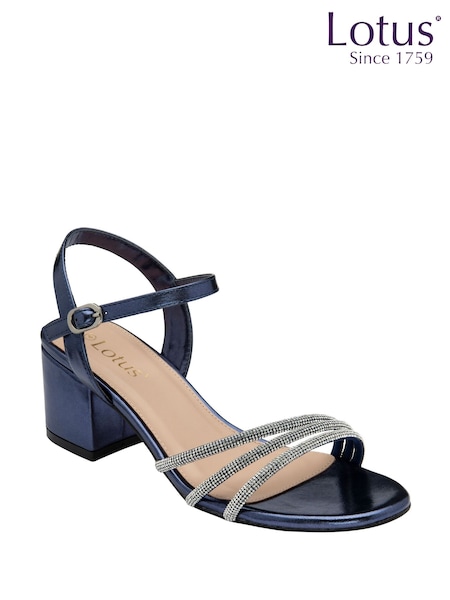 Lotus Heeled Strappy Sandals (F45794) | €86