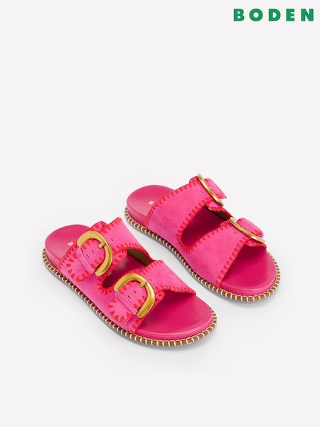 Boden Pink Alberta Footbed Sandals (F45840) | €184