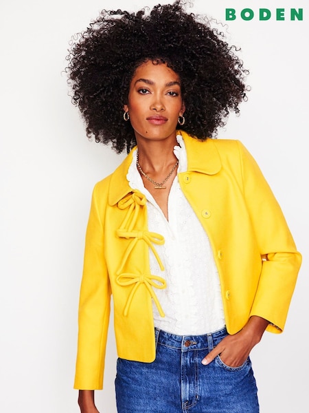 Boden Yellow Bow Jacket (F45896) | €279