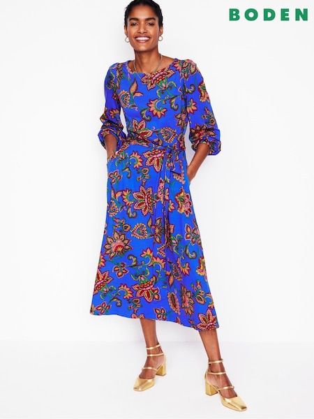Boden Leandra Jersey Midi Dress (F45926) | 448 LEI