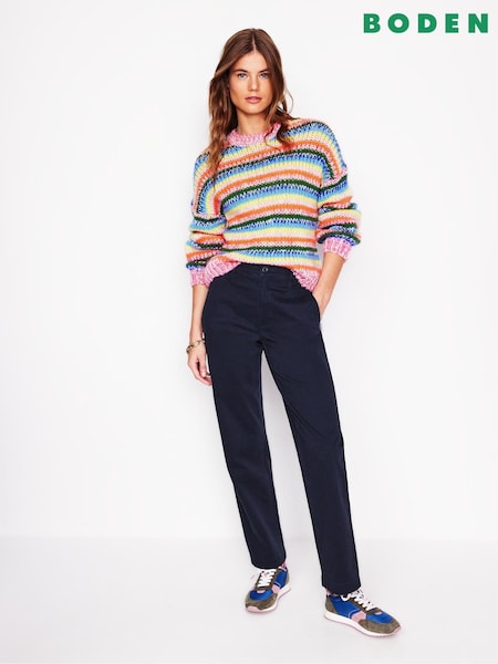 Albastru - Pantaloni chino Pantaloni Boden Barnsbury (F45935) | 566 LEI