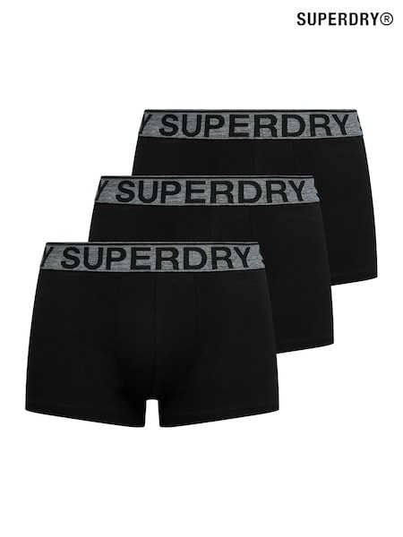 Тройной черный/серый - Superdry Logo Trunk Triple Pack (F45968) | €46