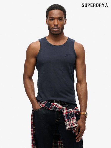 Затемнення флоту - Верхня жилетка Superdry Essential Logo слім фіт (F45974) | 1 081 грн