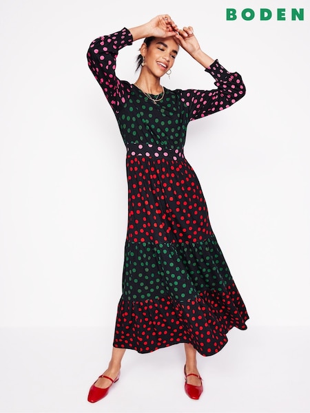 Boden Tabitha Tiered Jersey Dress (F46255) | ‏285 د.إ.‏