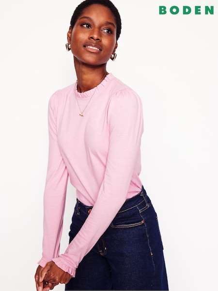 Hellpink - Boden Supersoft Long Sleeve Top (F46309) | 48 €
