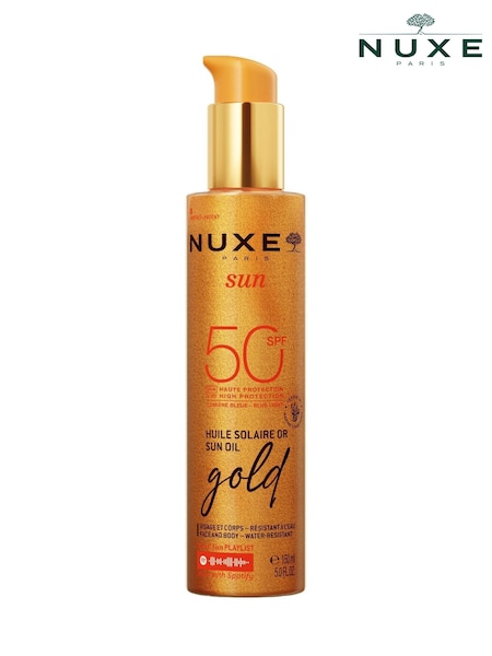 Nuxe Sun Gold Tanning Sun Oil SPF50 150ml (F46351) | €39